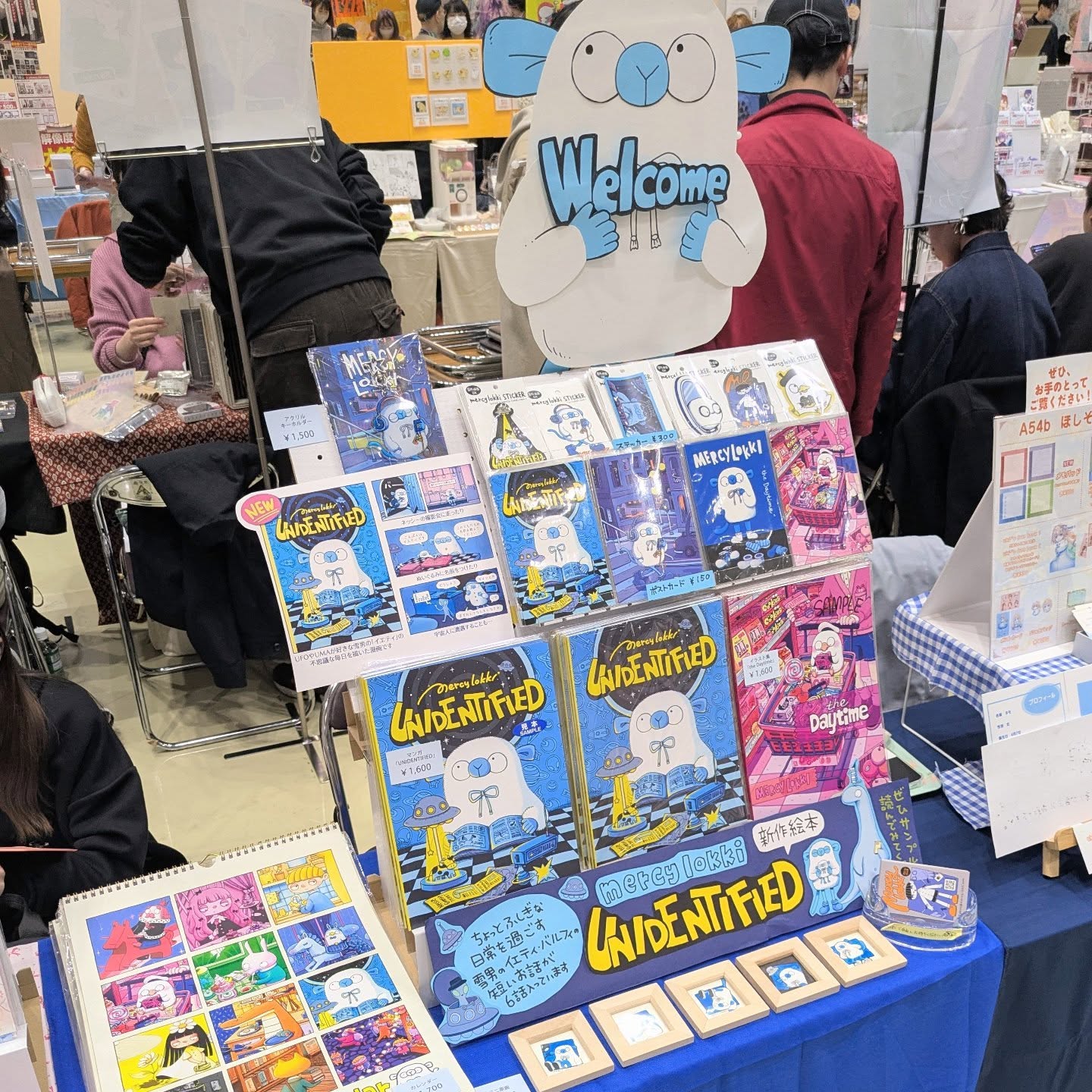 コミティア始まりました！mercy lokkiは西4ホール A55aです🛸#コミティア154 (Instagram)