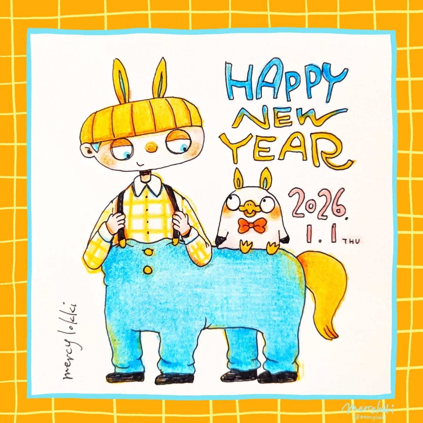 今年もよろしくお願いします (Instagram)